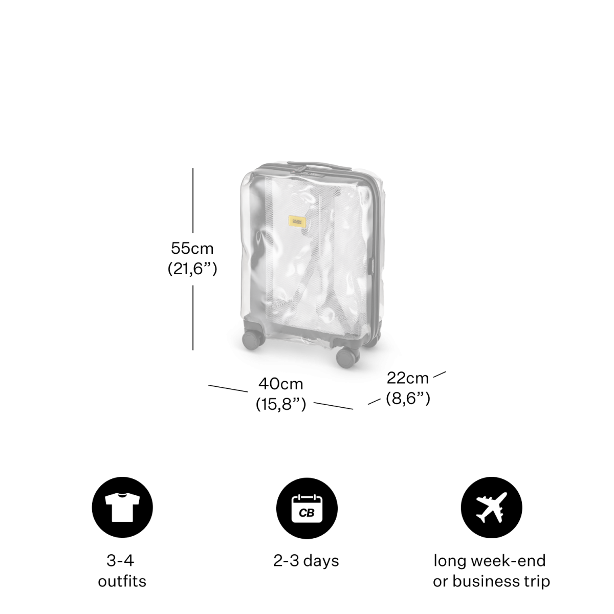 Crash-Baggage_luggage_Share_Size_Cabin Crash-Baggage_luggage_Share_Size_Cabin